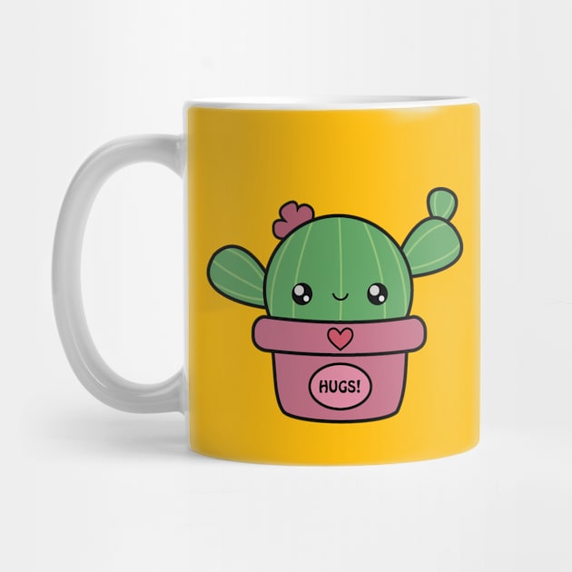 Kawaii cactus by BrainDrainOnly